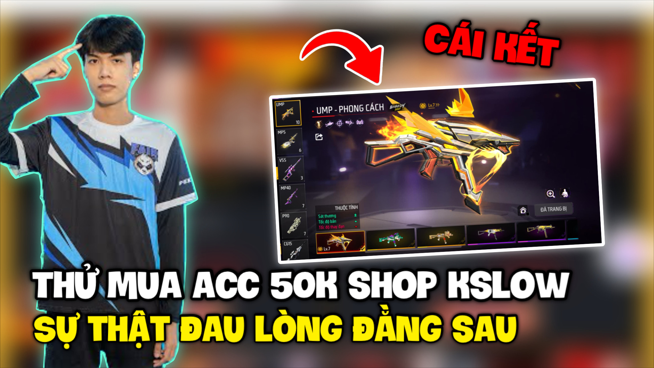Sự Thật Về Shop Kslow FF Là Gì ? Dùng 50K Mua Acc Shop Kslow Liệu Có Uy Tín Không ? Mua Acc FF